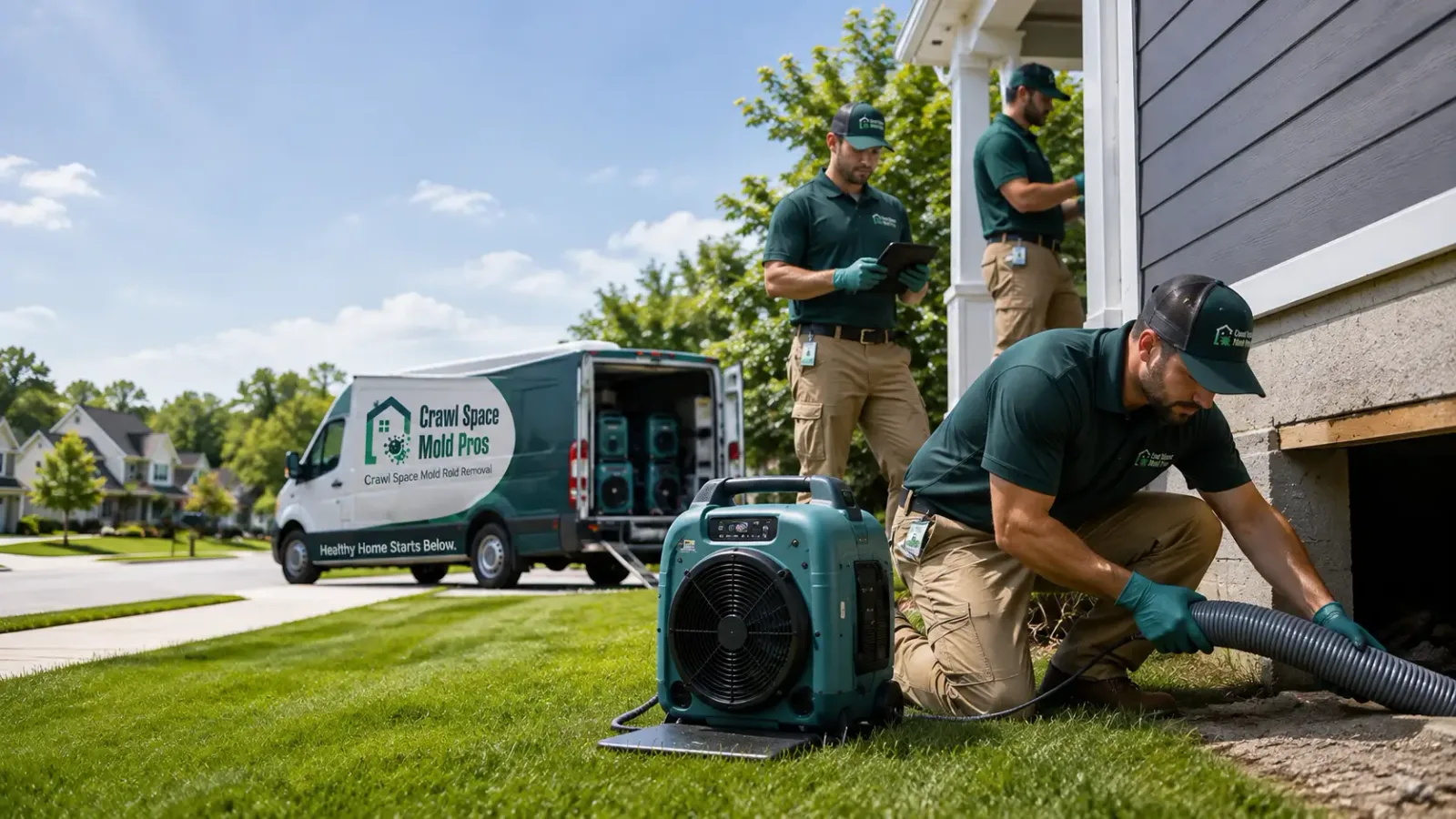 Crawl Space Mold Removal in Canton, CT